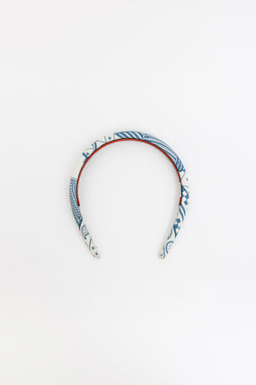 Sangles en Zigzag Bandana Elsa Silk Headband