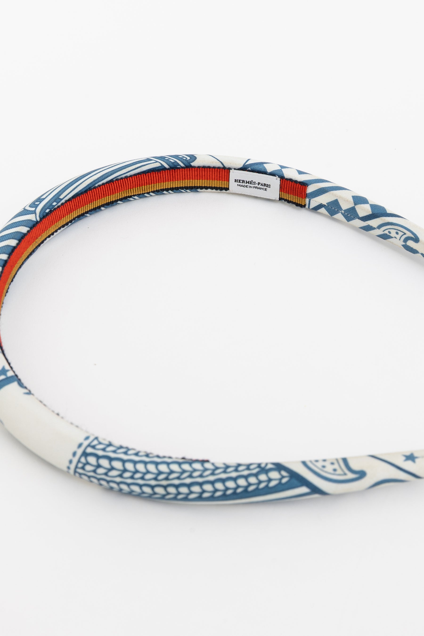 Sangles en Zigzag Bandana Elsa Silk Headband