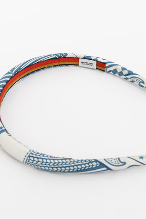 Sangles en Zigzag Bandana Elsa Silk Headband