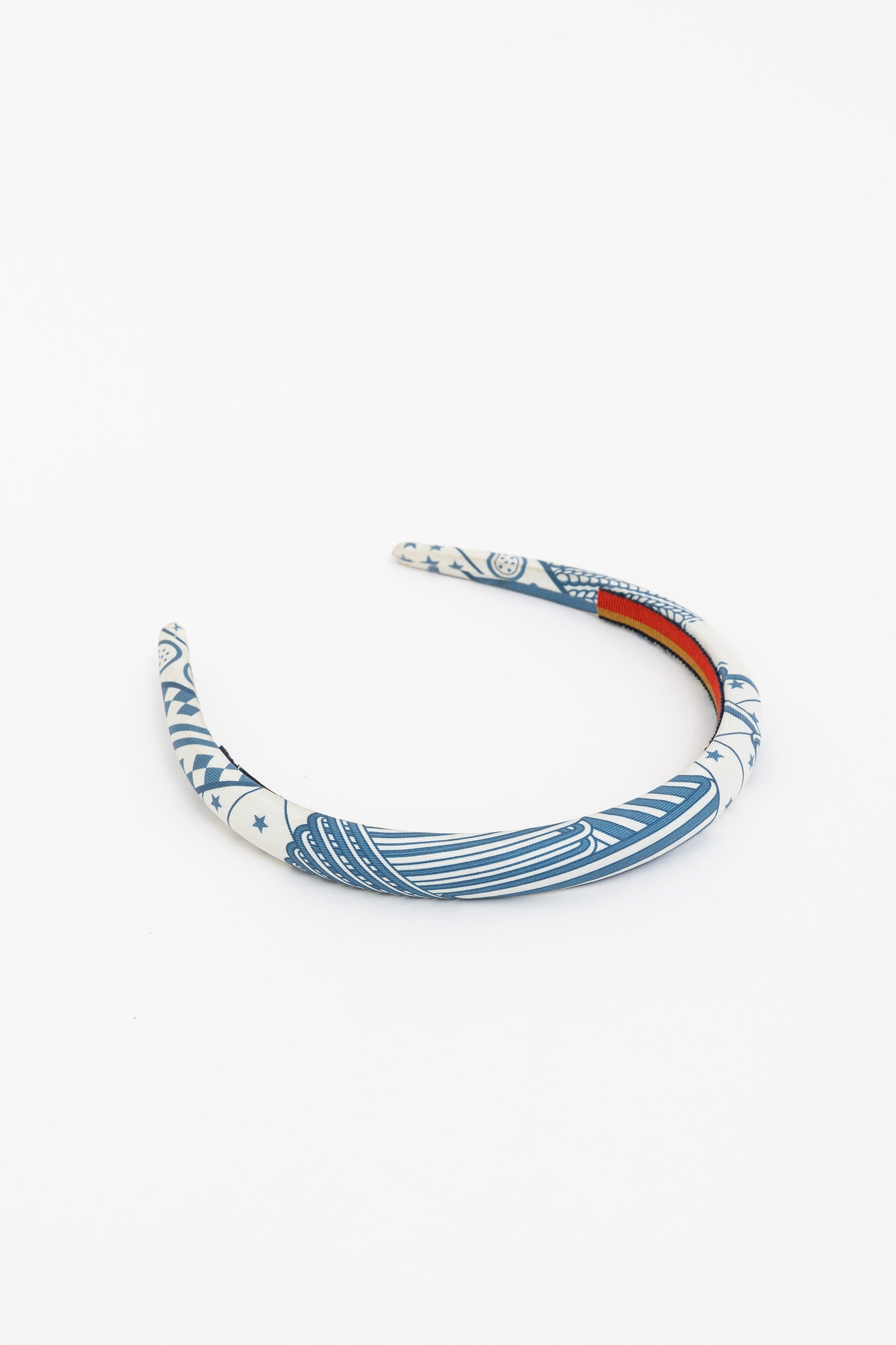 Sangles en Zigzag Bandana Elsa Silk Headband