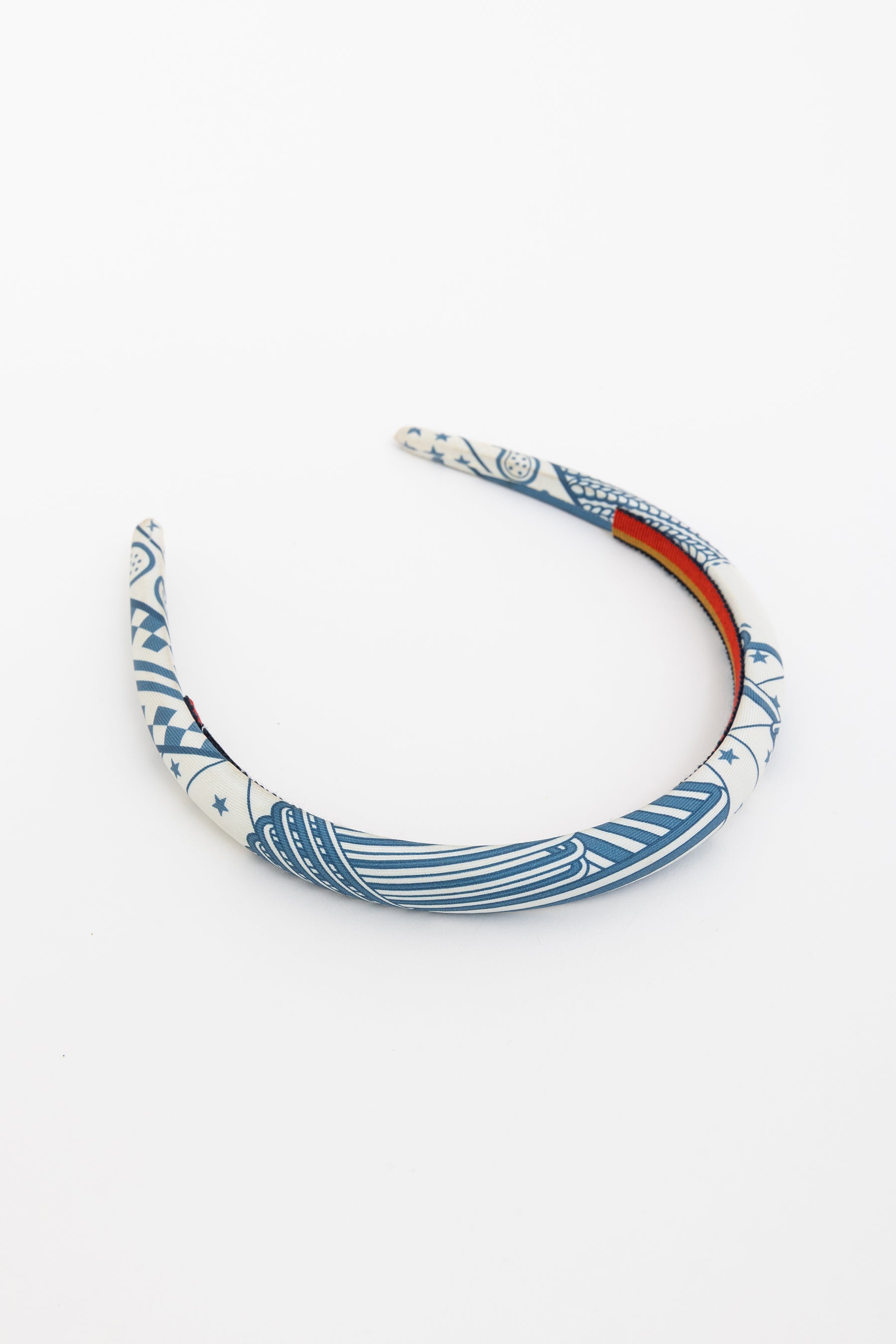 Sangles en Zigzag Bandana Elsa Silk Headband