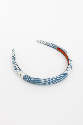 Sangles en Zigzag Bandana Elsa Silk Headband
