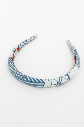 Sangles en Zigzag Bandana Elsa Silk Headband