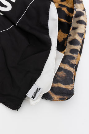 Colour-block Trio-Logo Scarf