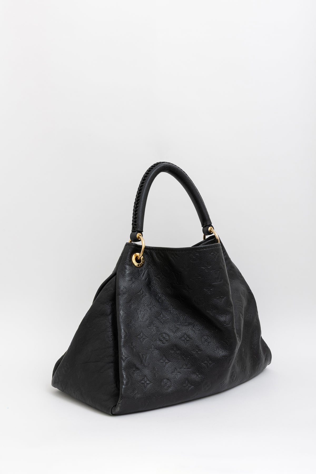 Black Empreinte Leather Artsy MM Hobo Bag