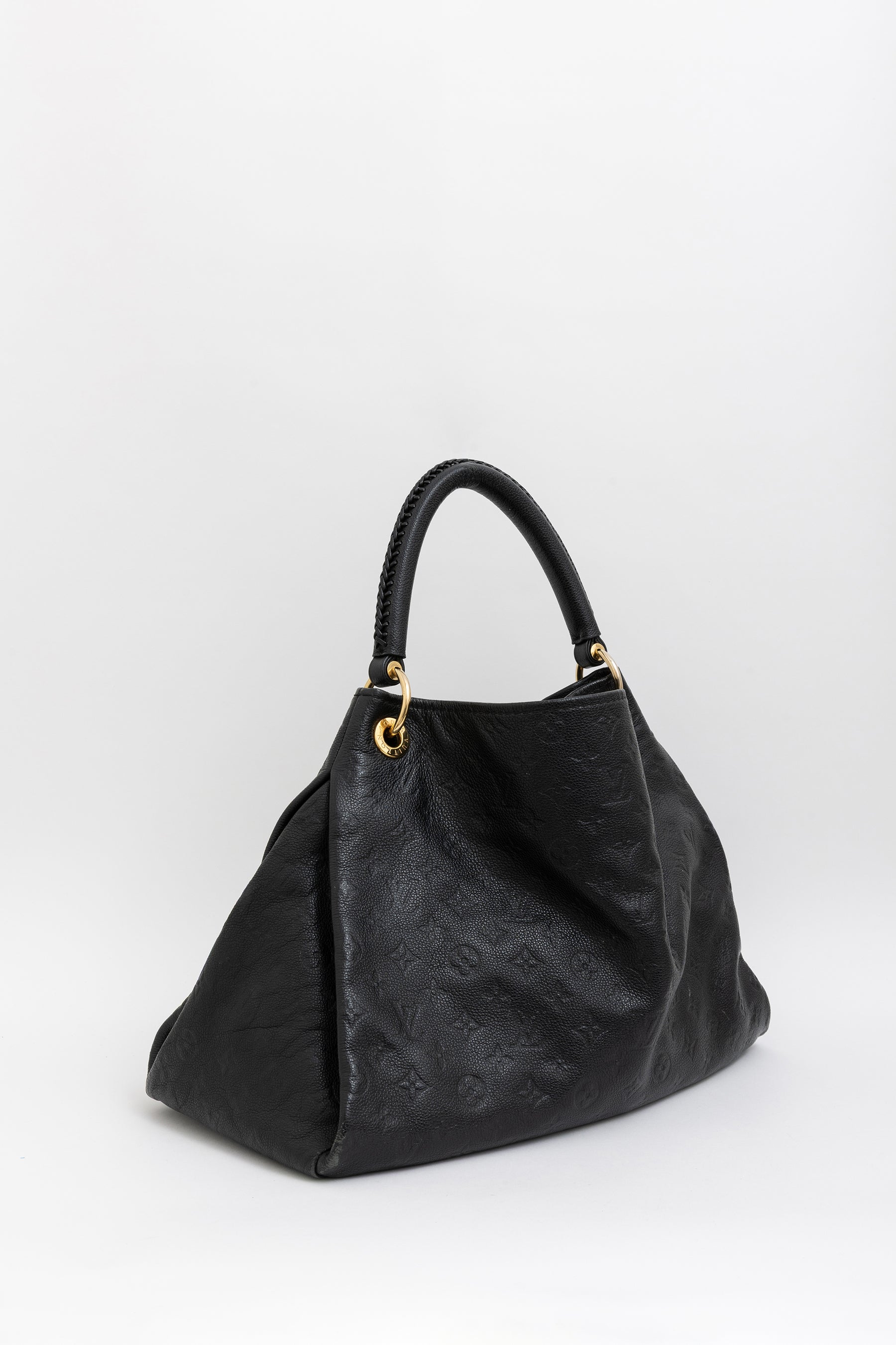 Black Empreinte Leather Artsy MM Hobo Bag