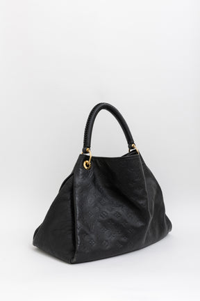 Black Empreinte Leather Artsy MM Hobo Bag