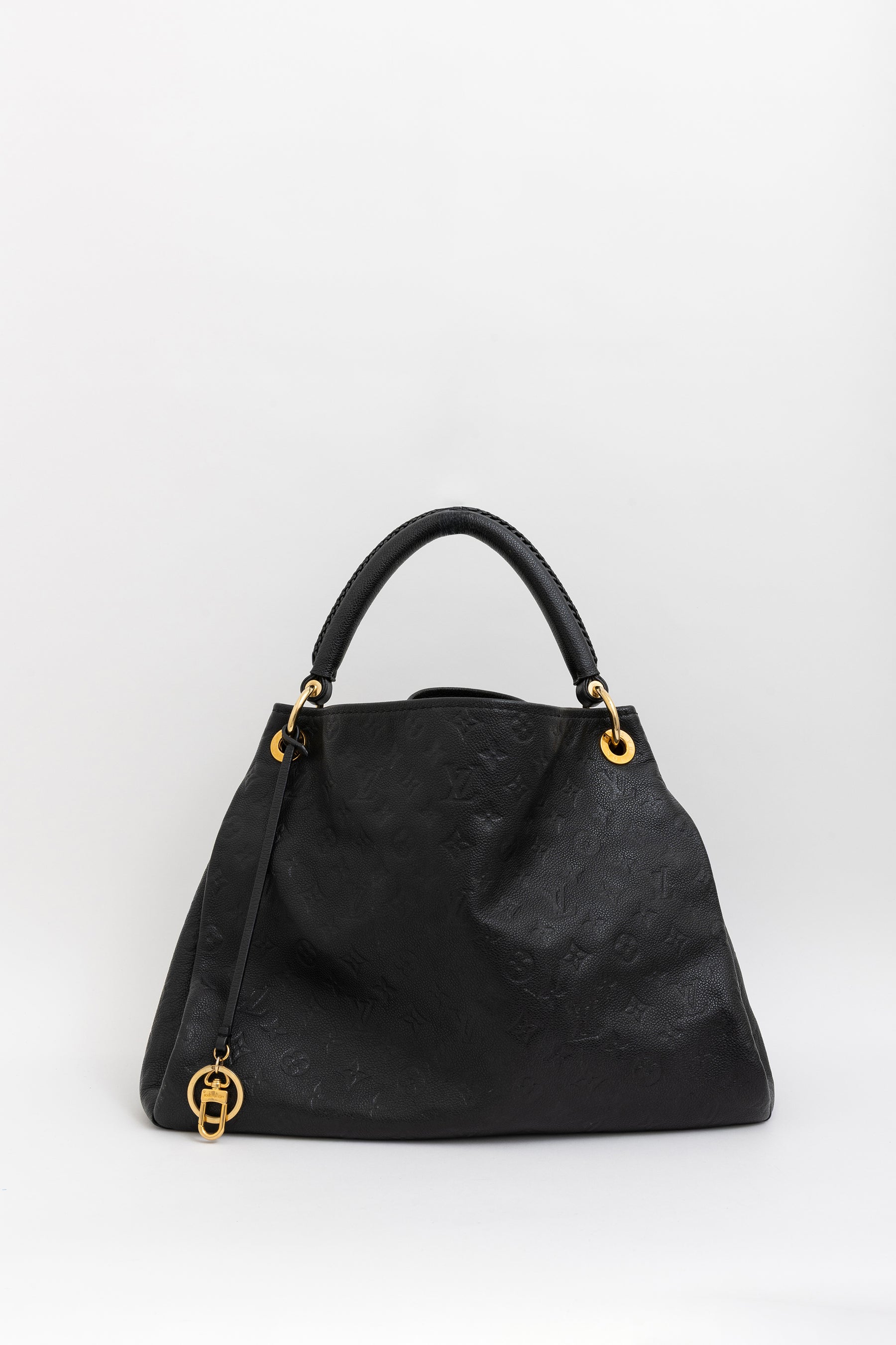 Black Empreinte Leather Artsy MM Hobo Bag