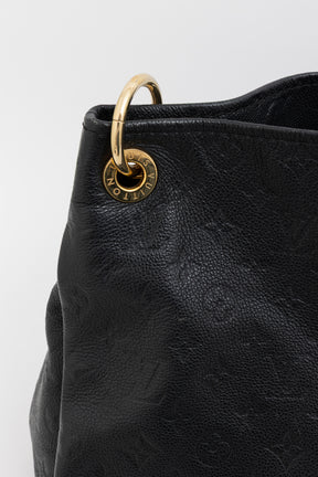 Black Empreinte Leather Artsy MM Hobo Bag