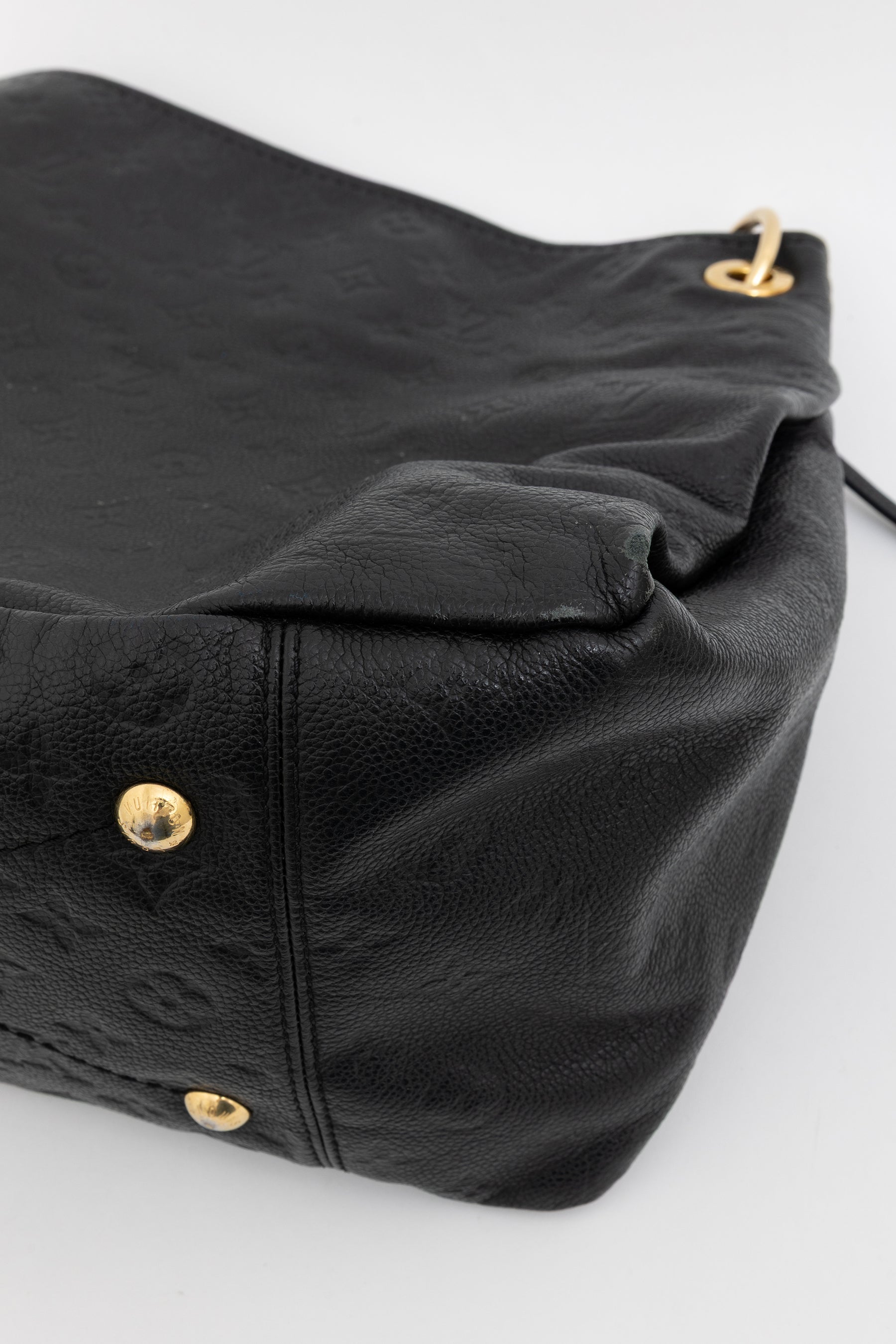 Black Empreinte Leather Artsy MM Hobo Bag