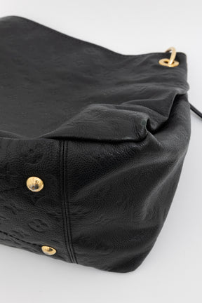 Black Empreinte Leather Artsy MM Hobo Bag