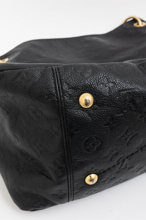 Black Empreinte Leather Artsy MM Hobo Bag