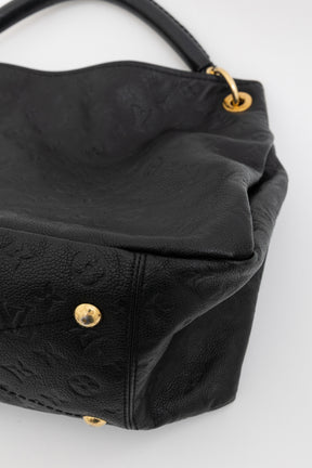 Black Empreinte Leather Artsy MM Hobo Bag