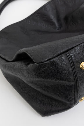 Black Empreinte Leather Artsy MM Hobo Bag