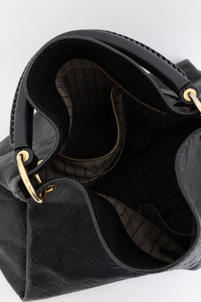 Black Empreinte Leather Artsy MM Hobo Bag