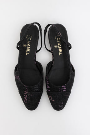 22P Mademoiselle Coco Slingback Ballet Flats