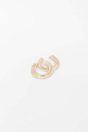 Logo Hoop Earrings