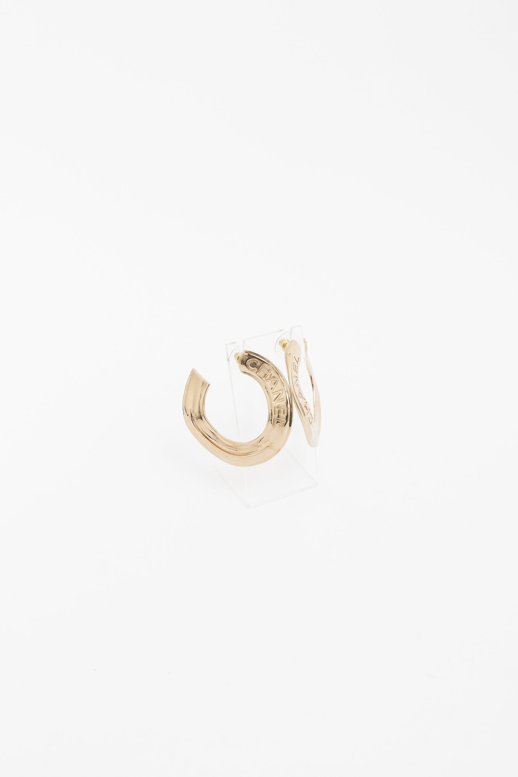 Logo Hoop Earrings