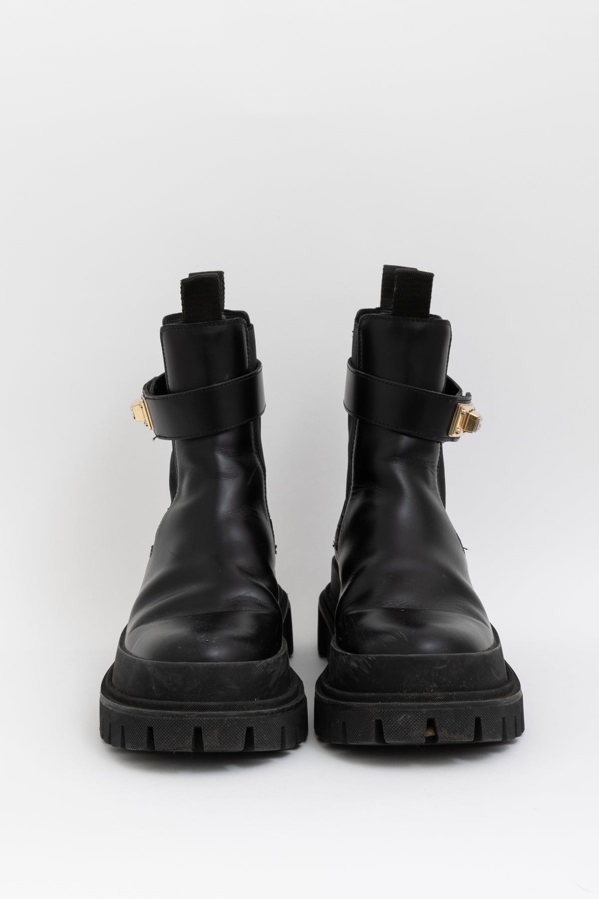 Logo-Strap Chelsea Boots