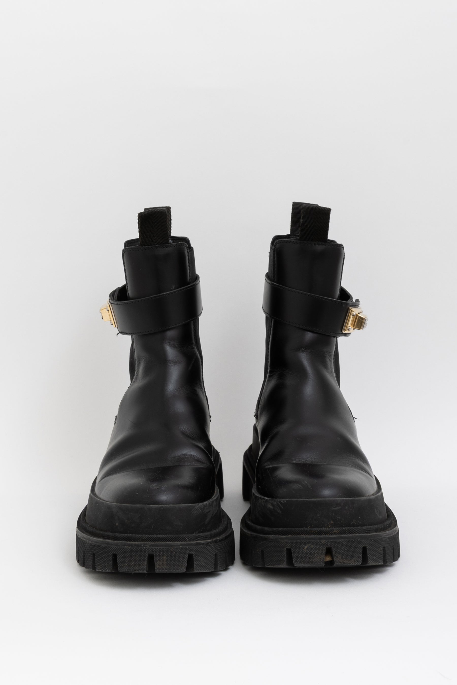 Logo-Strap Chelsea Boots
