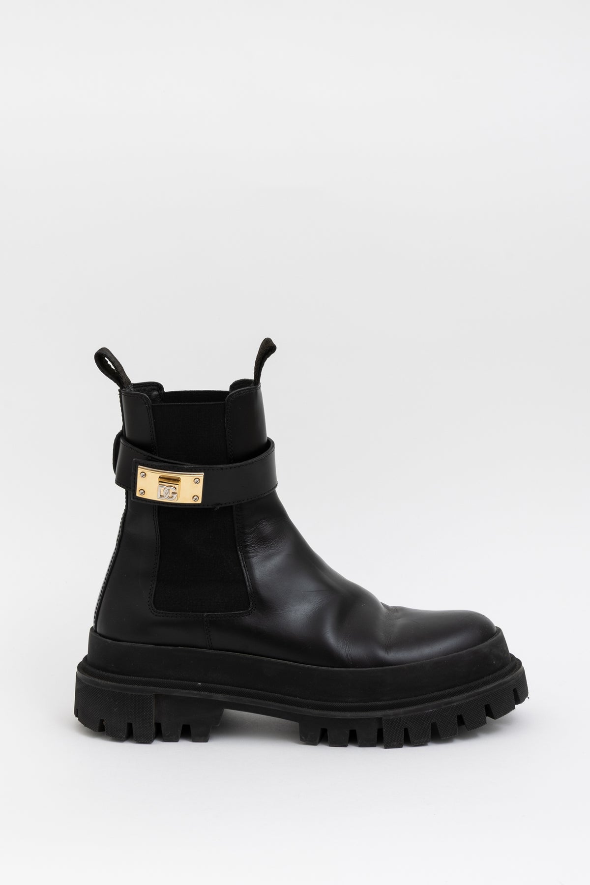Logo-Strap Chelsea Boots