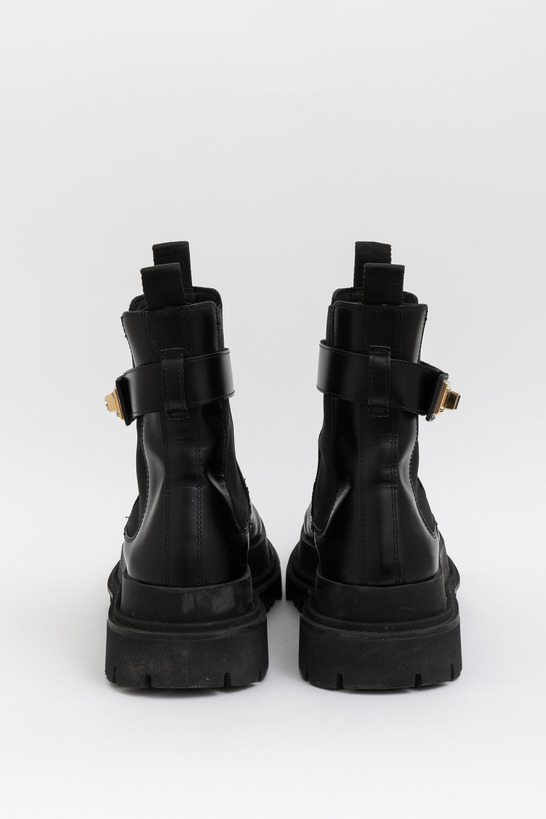 Logo-Strap Chelsea Boots