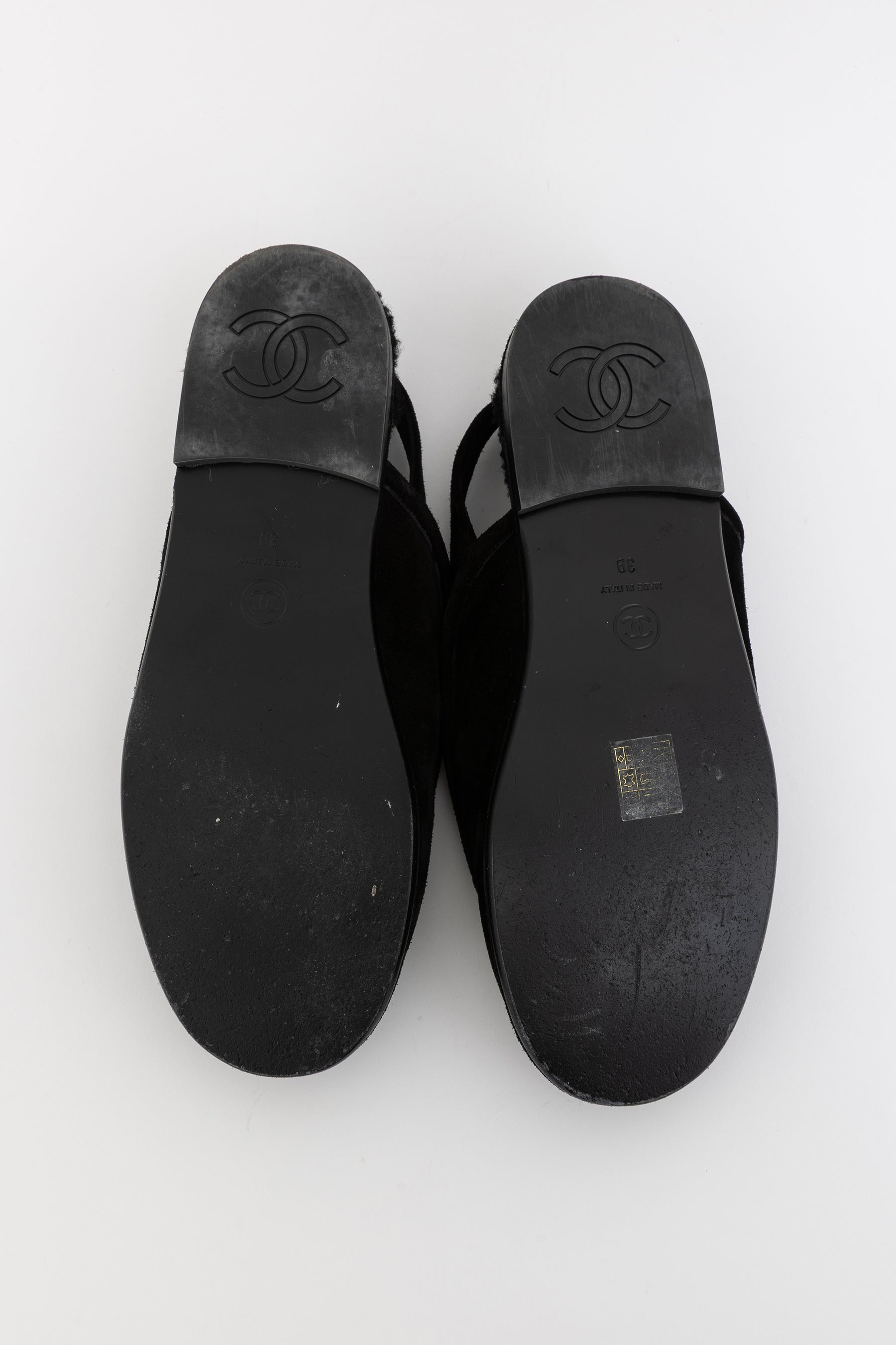 Shearling Slingback Metiers d'Art Mules