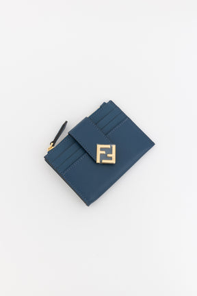 FF Diamonds Zip Card Case