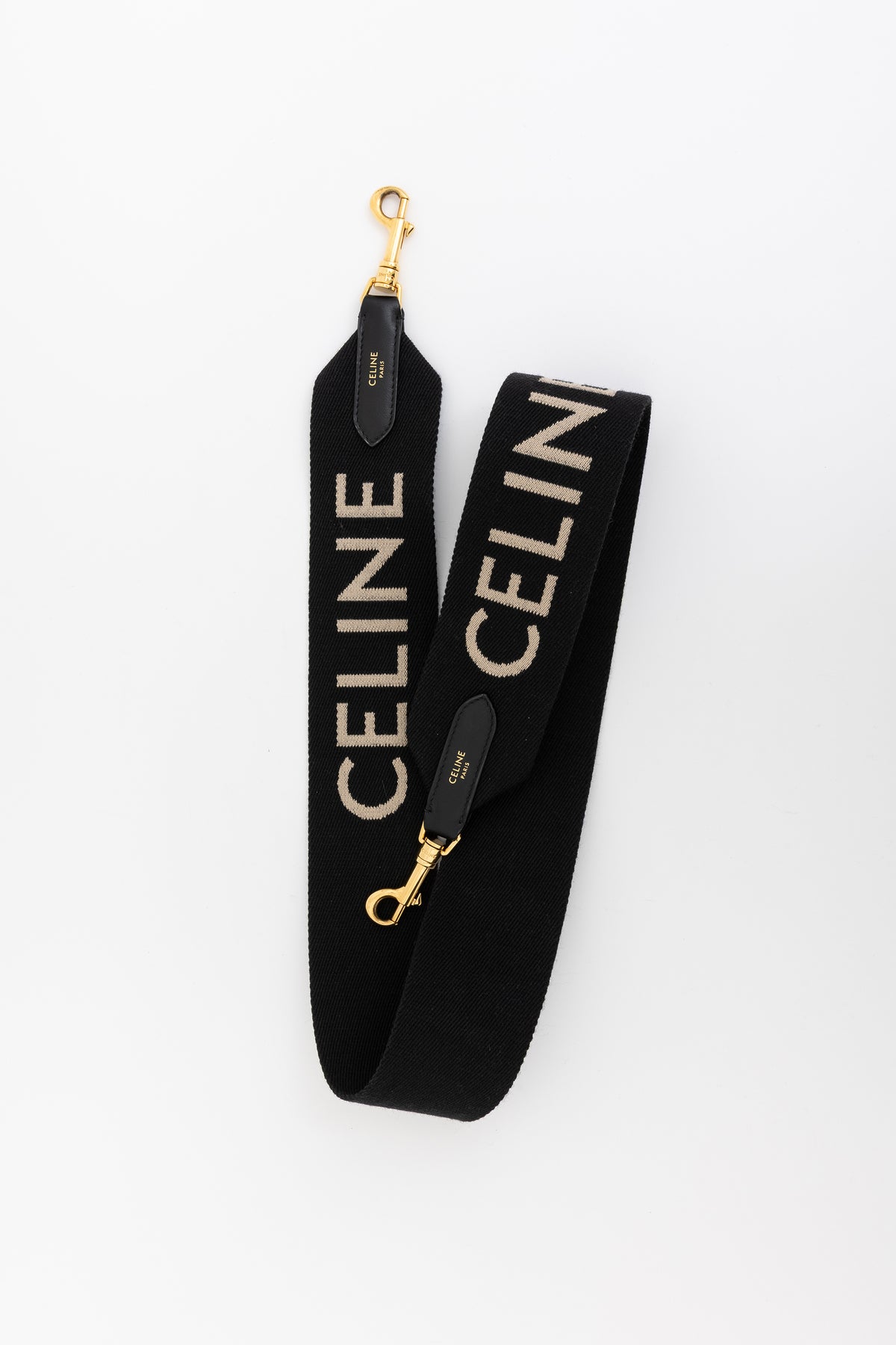 Long Strap with Logo Jacquard