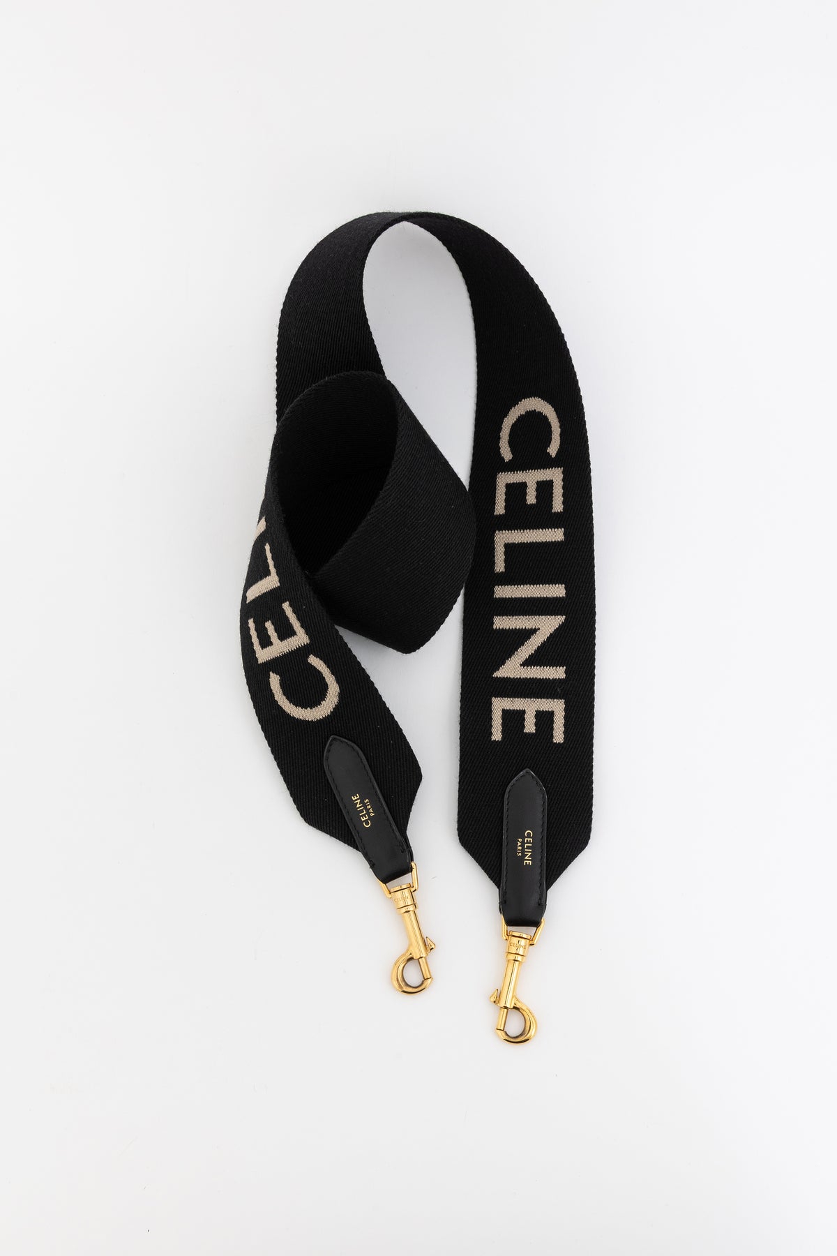 Long Strap with Logo Jacquard