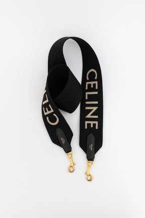 Long Strap with Logo Jacquard