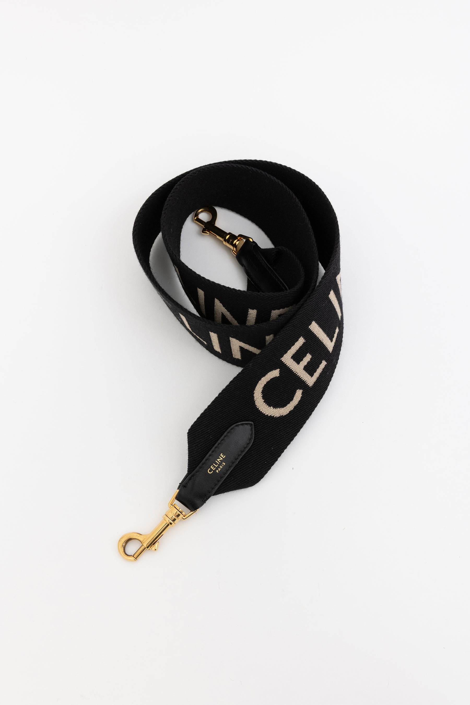 Long Strap with Logo Jacquard