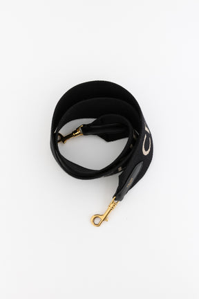 Long Strap with Logo Jacquard