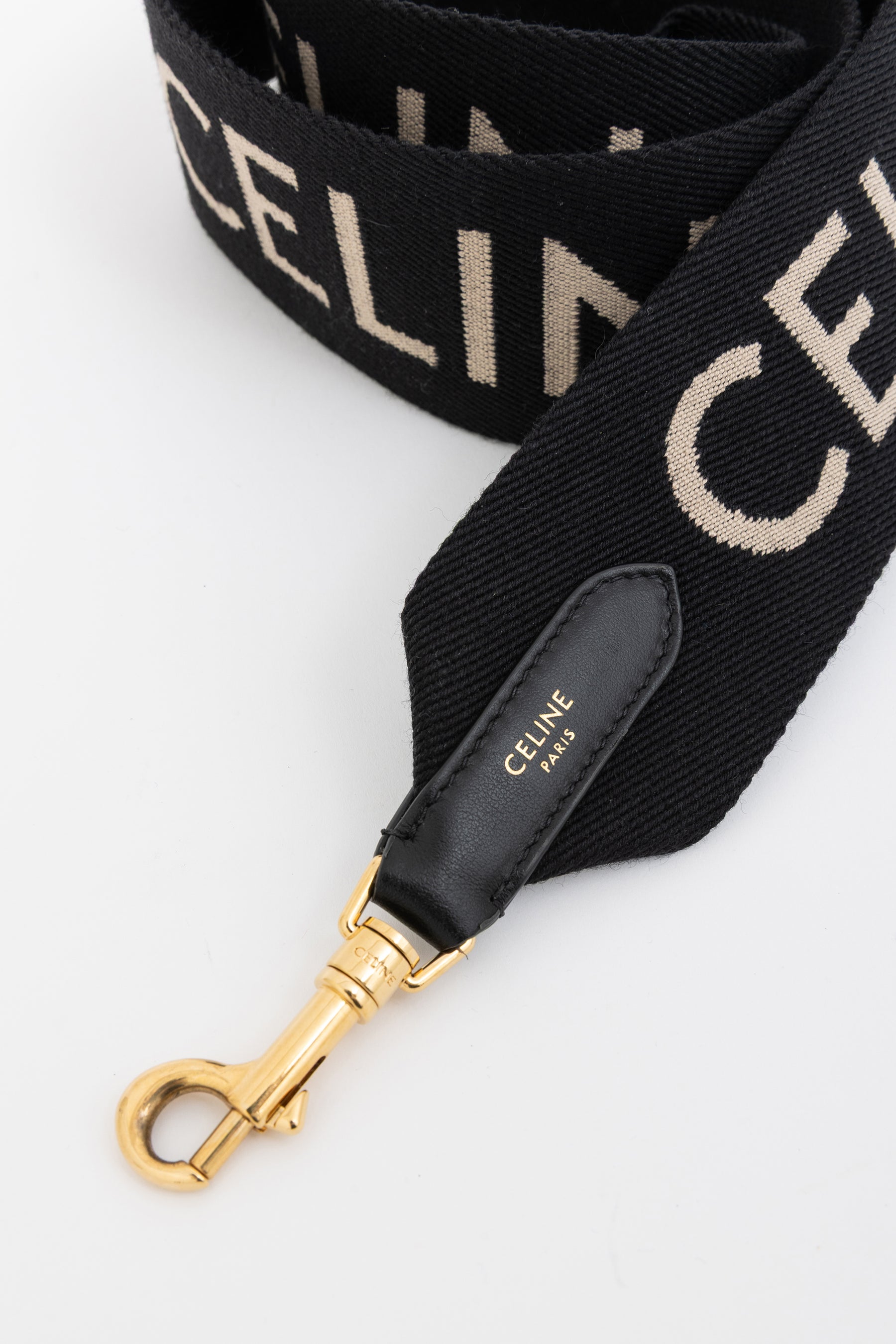 Long Strap with Logo Jacquard
