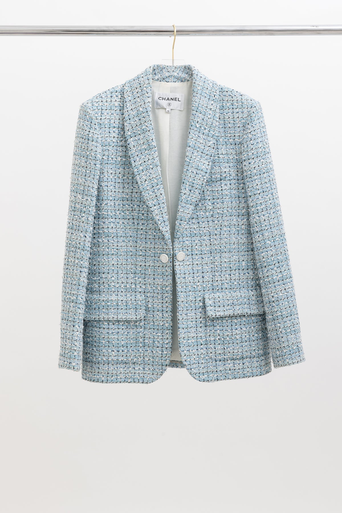 Tweed La Pausa Fantasy Single Breasted Blazer