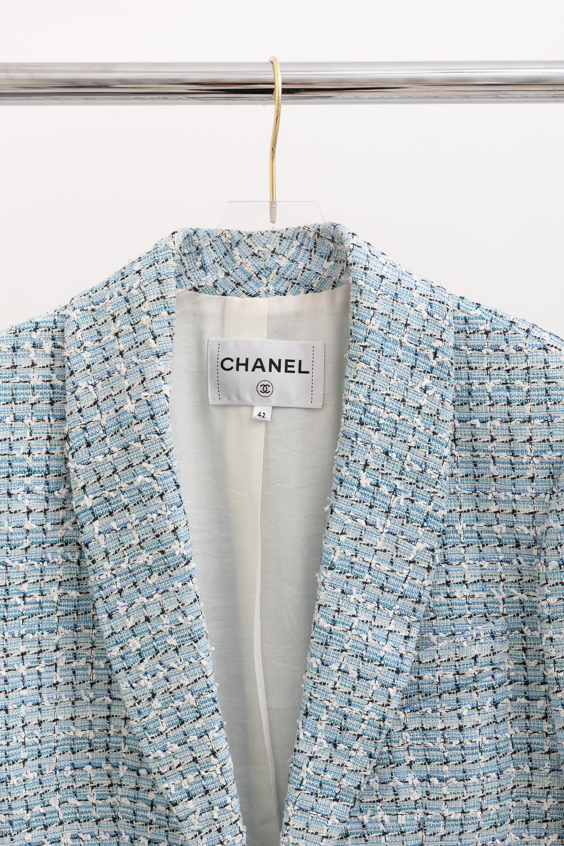 Tweed La Pausa Fantasy Single Breasted Blazer