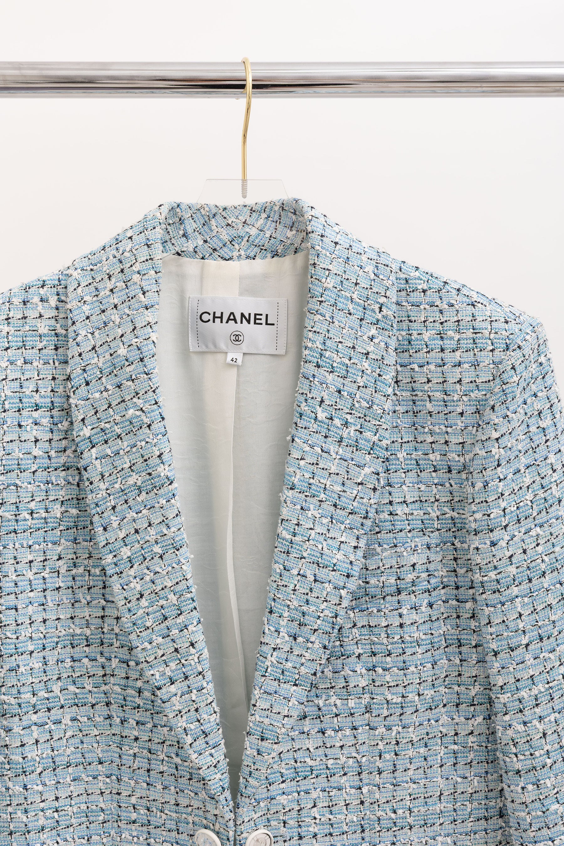 Tweed La Pausa Fantasy Single Breasted Blazer