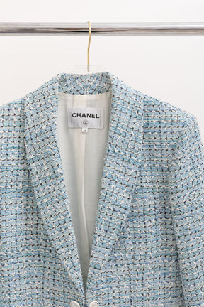 Tweed La Pausa Fantasy Single Breasted Blazer