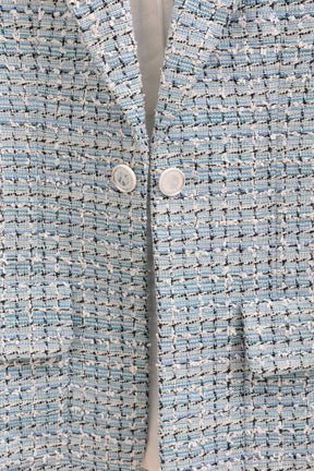 Tweed La Pausa Fantasy Single Breasted Blazer