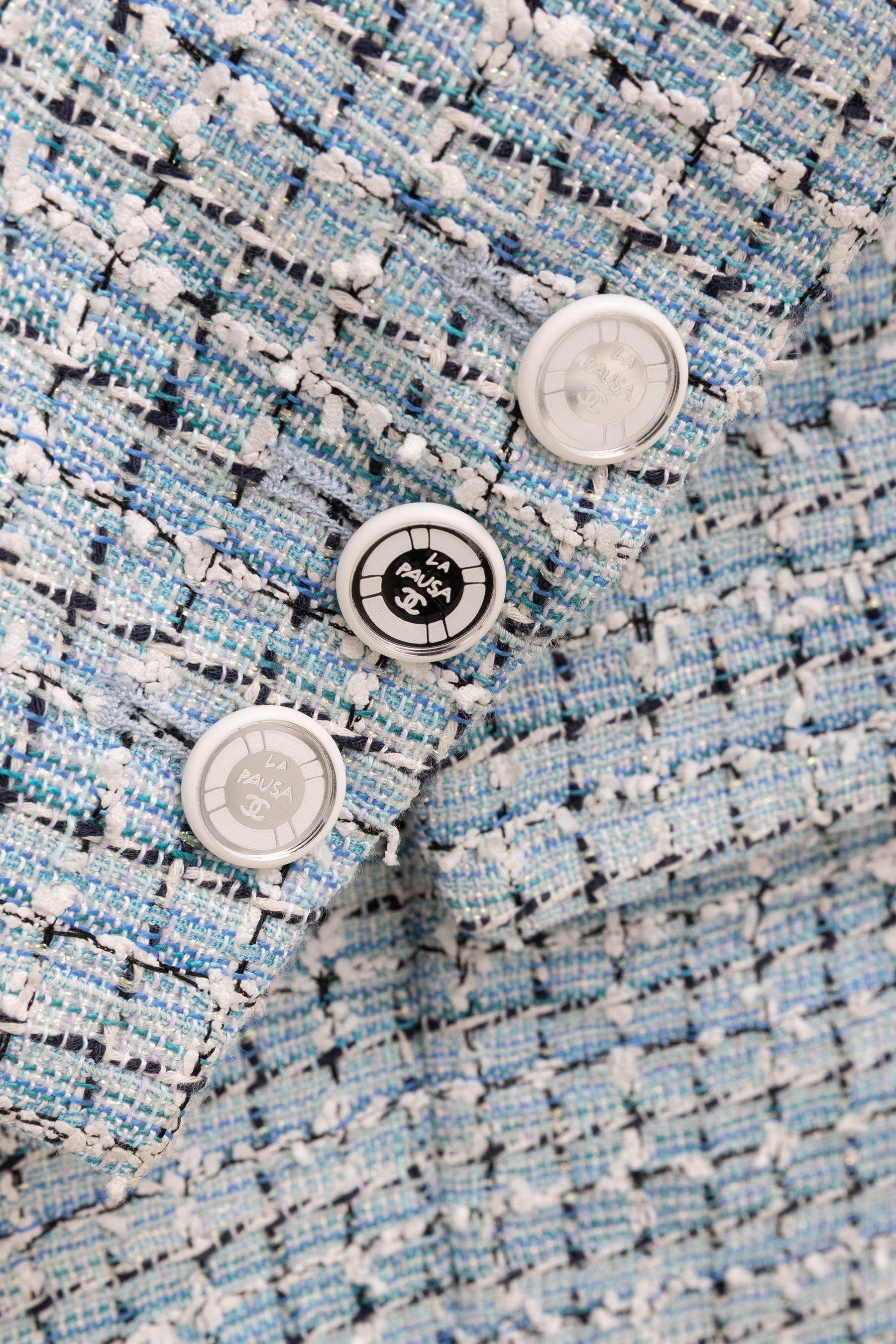 Tweed La Pausa Fantasy Single Breasted Blazer