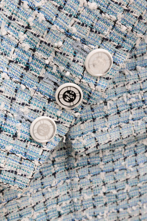 Tweed La Pausa Fantasy Single Breasted Blazer