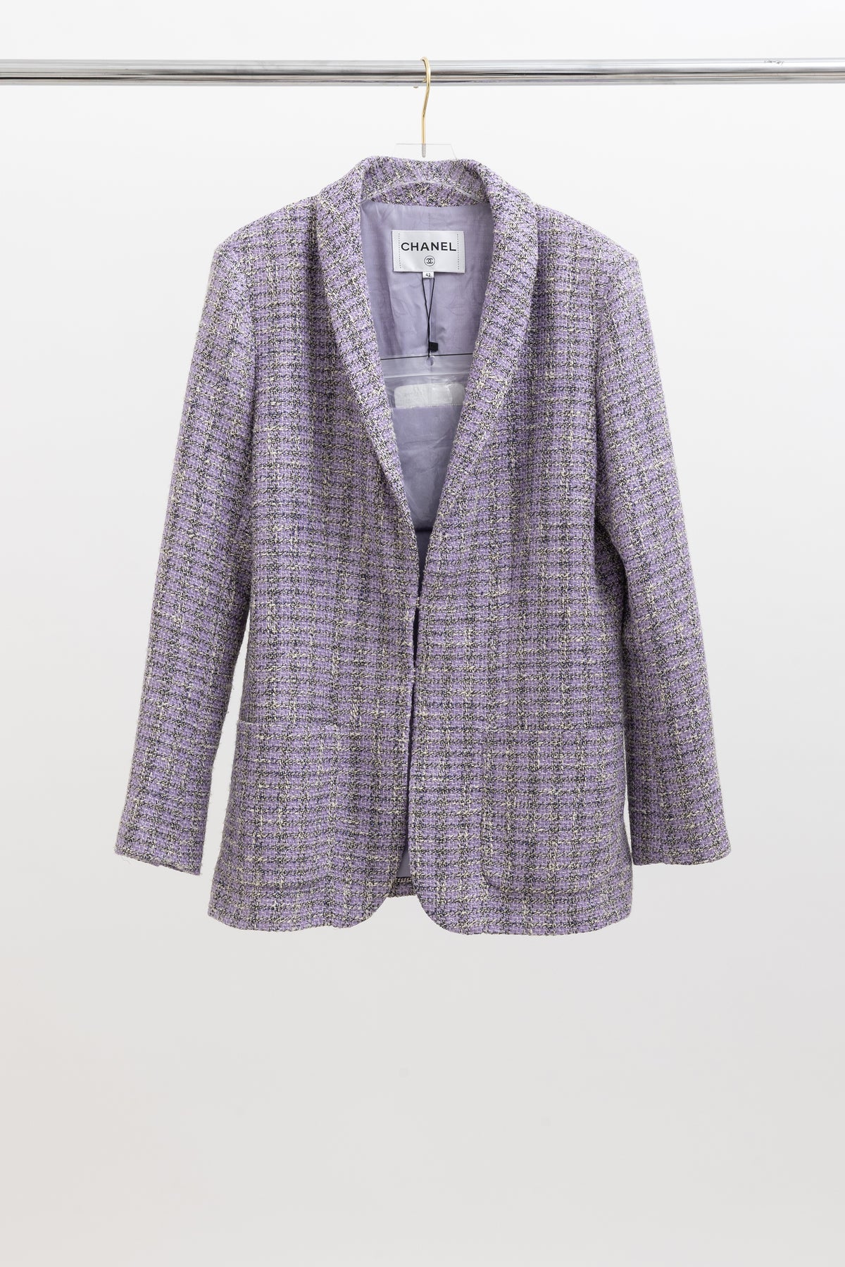Tweed Clasp Blazer