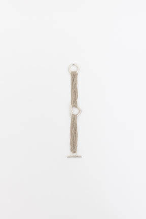 Open Heart Toggle Clasp Bracelet