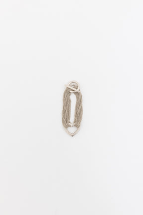 Open Heart Toggle Clasp Bracelet