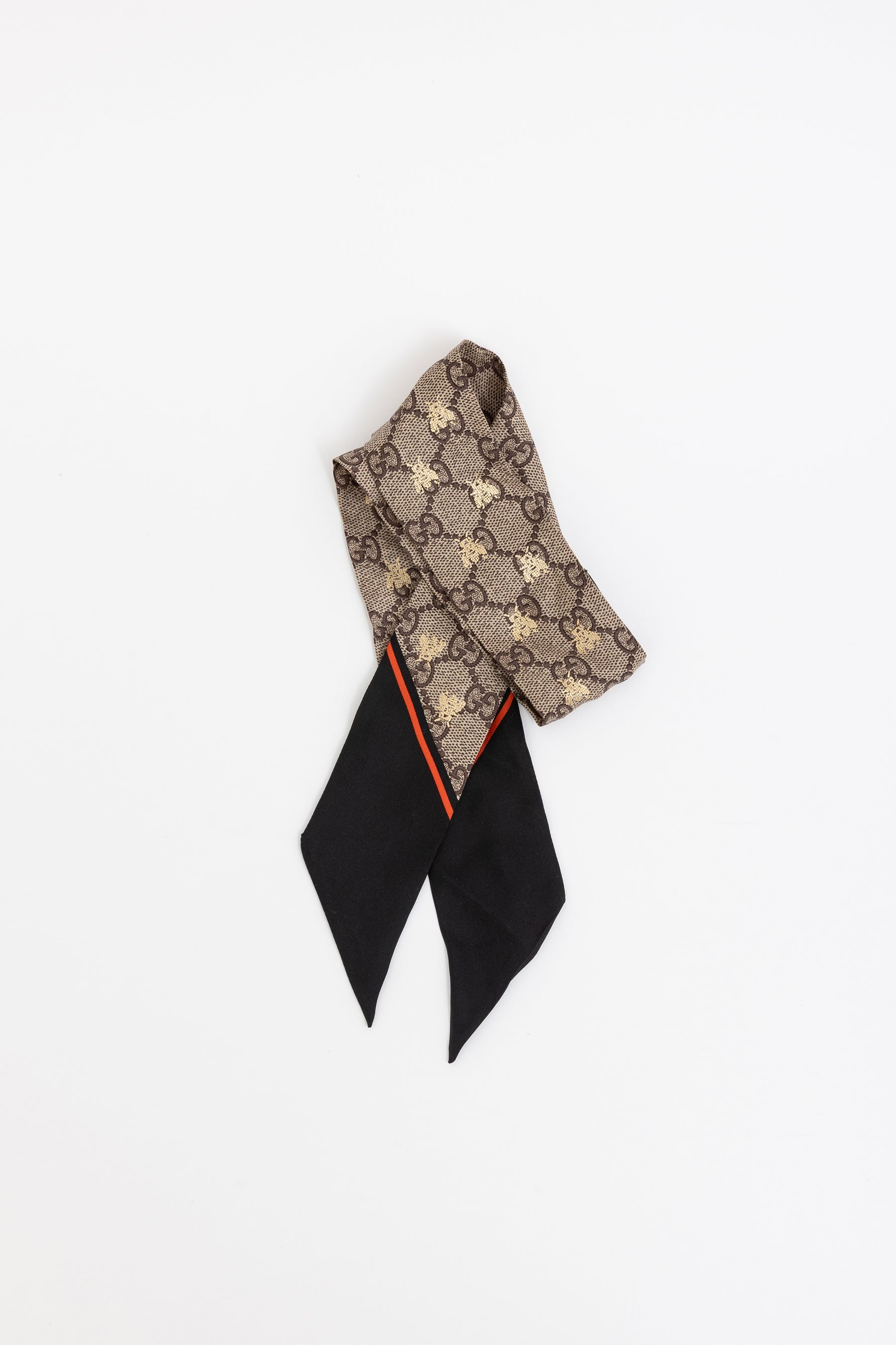 Twill Neck Bow Scarf