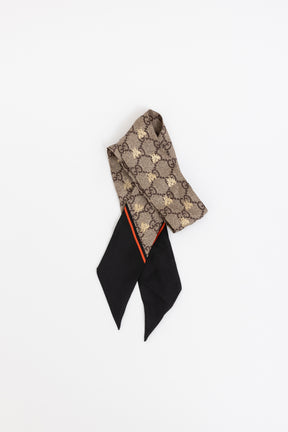 Twill Neck Bow Scarf