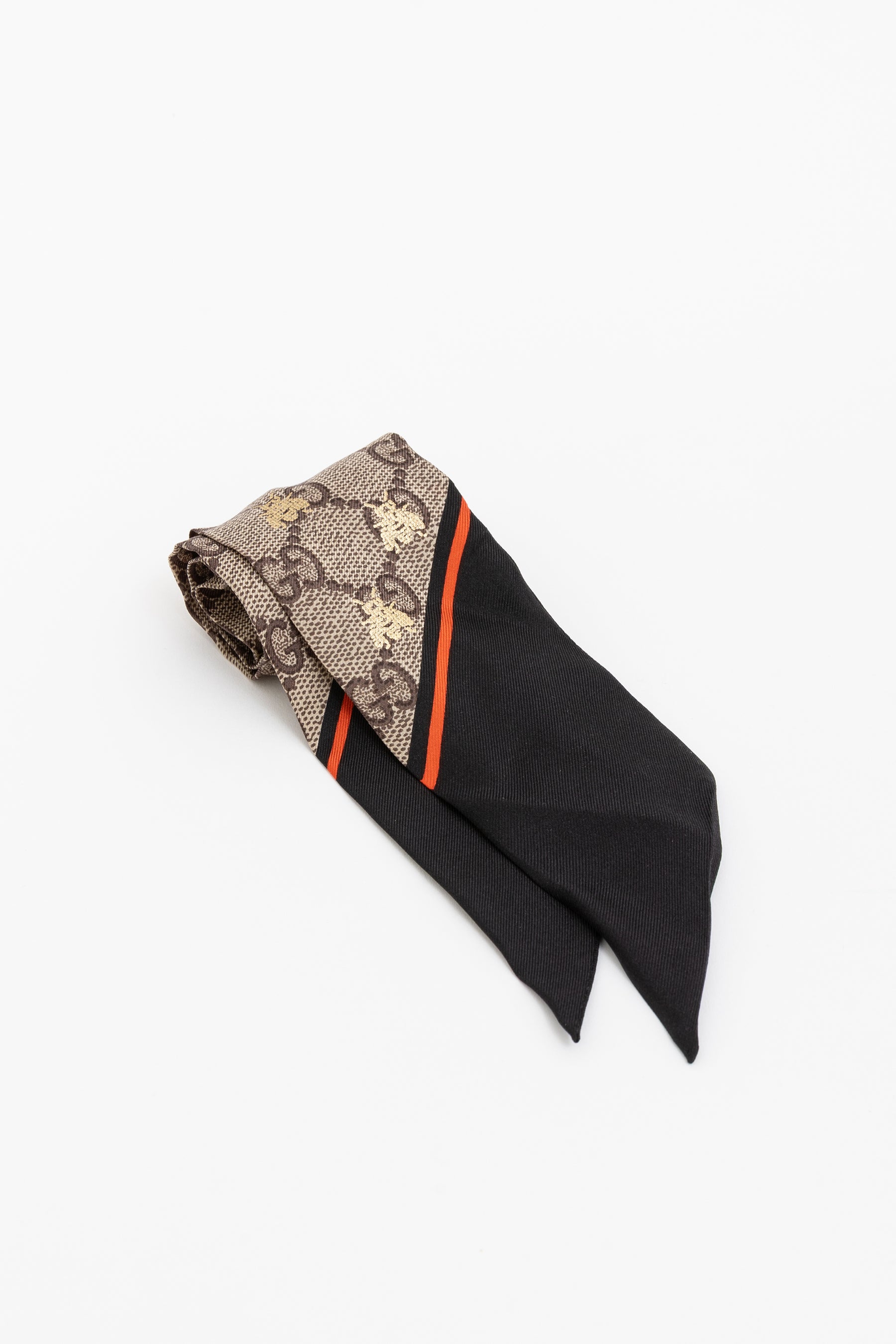 Twill Neck Bow Scarf