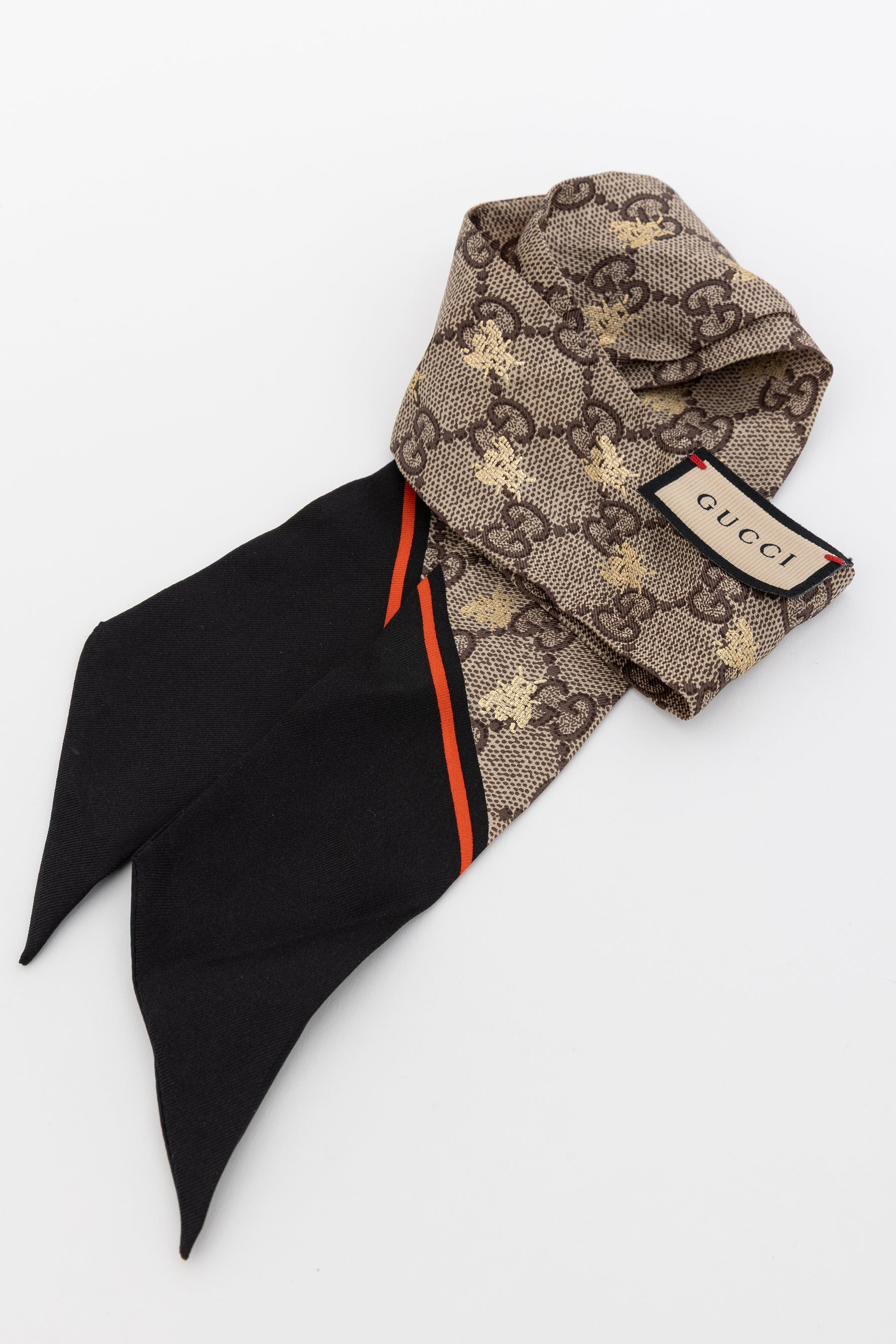 Twill Neck Bow Scarf