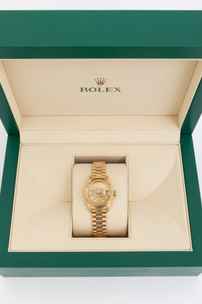 Lady-Datejust 18k Yellow Gold 26mm Watch