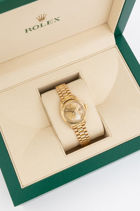 Lady-Datejust 18k Yellow Gold 26mm Watch